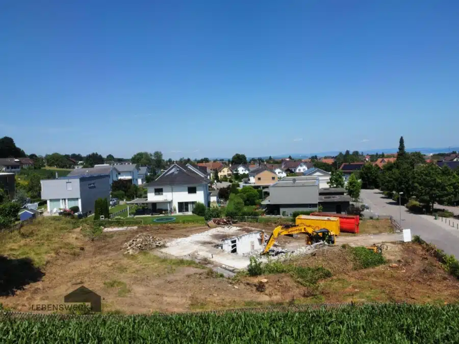 Baugrundstück in WA2 mit Projektbewilligung - Altnau TG - Parzellenansicht Ost