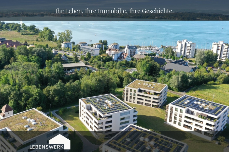 Unmittelbare Nähe zum See und im grünen - Sonnige 3.5 Zimmer-Attikawohnung mit zwei Terrassen im RIVAGE - Bottighofen TG