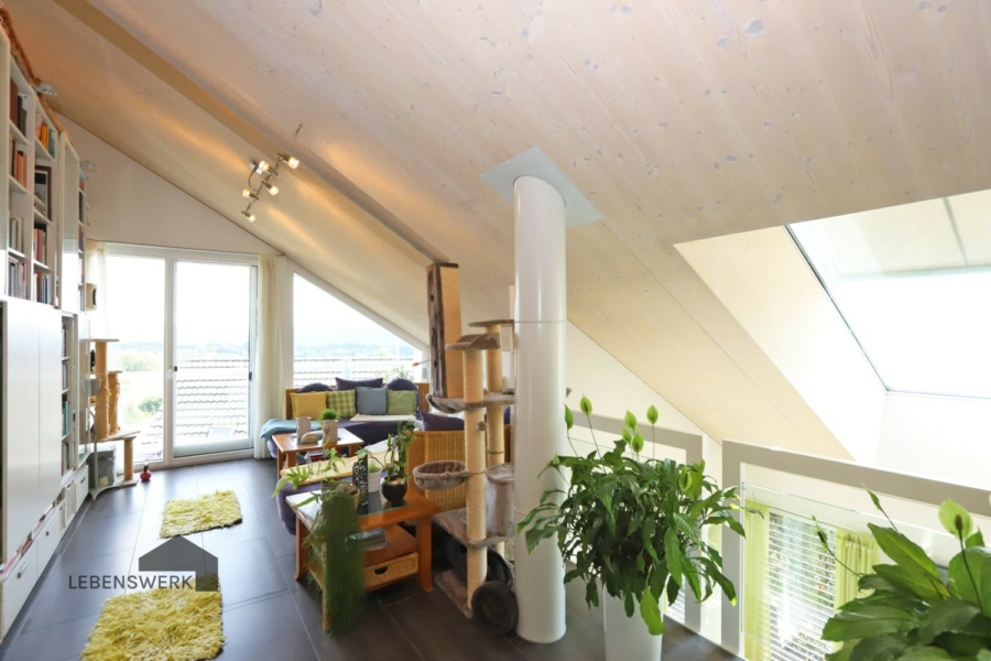 Modernes Einfamilienhaus mit fantastischer Alpensicht - Illhart TG - Galerie - Obergeschoss