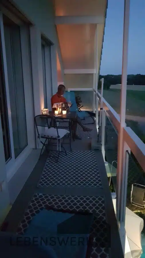 Modernes Einfamilienhaus mit fantastischer Alpensicht - Illhart TG - Veranda - Obergeschoss