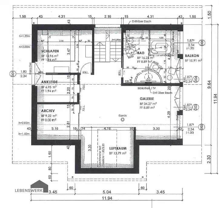 Modernes Einfamilienhaus mit fantastischer Alpensicht - Illhart TG - Obergeschoss