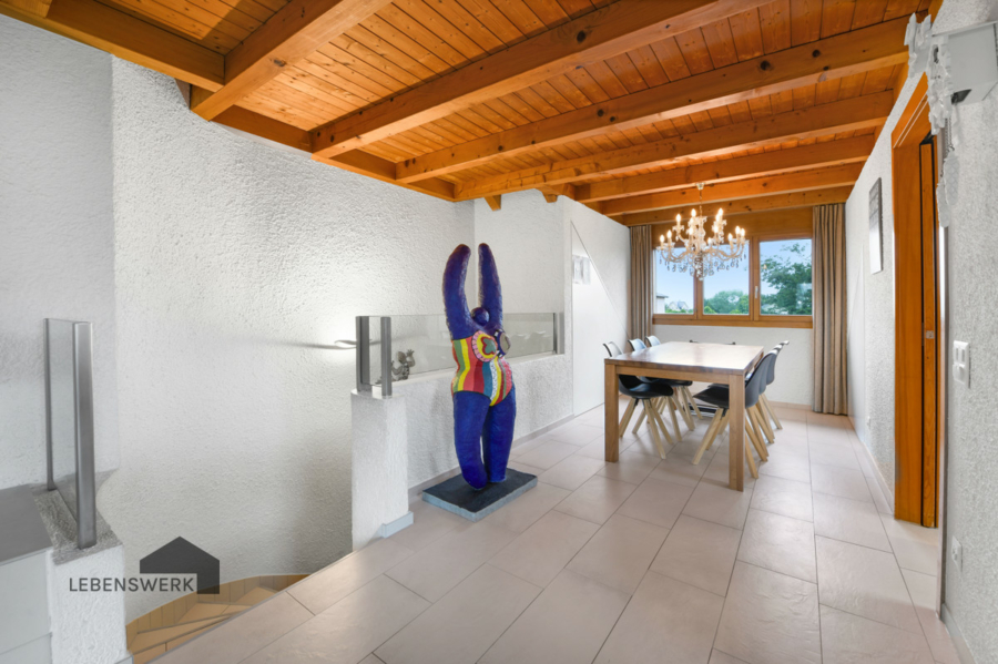 Maisonettewohnung mit eigenem Eingang in Bestlage von Bottighofen - Essbereich mit angrenzender Küche