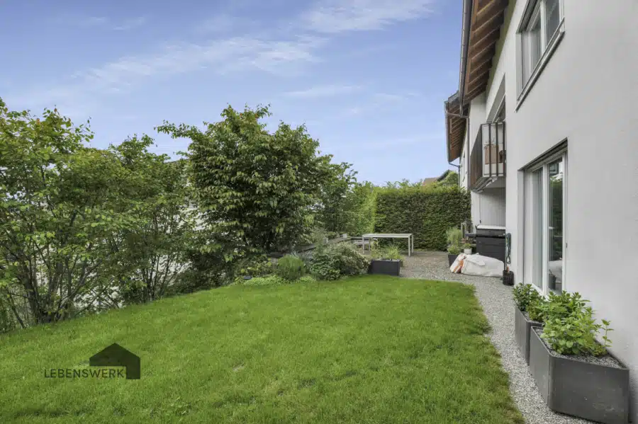 Helle 2.5-Zimmer-Gartenwohnung für Naturliebhaber - Stettfurt TG - Garten zum Wohlfühlen und Geniessen